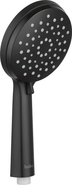 baliv Handbrause HBR-120.160 Schwarz matt mit Massagefunktion und Anti-Kalk-Eigenschaft - Bild 1