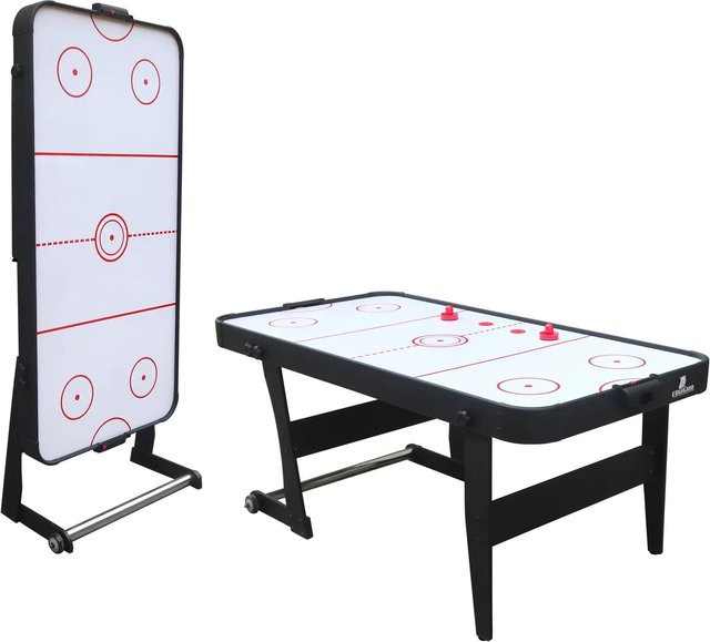 Cougar Airhockey Tisch Icing XL, faltbar, Schwarz - Bild 1