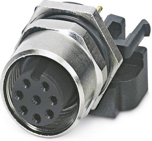 Phoenix Contact Sensor-Aktor-Einbausteckverbinder M12 Buchse, 10-polig, silber, Schraubanschluss - Bild 1