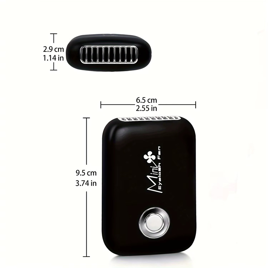 NALSYAO Mini-Wimpernventilator, USB-Wiederaufladbar, Unisex - Bild 2