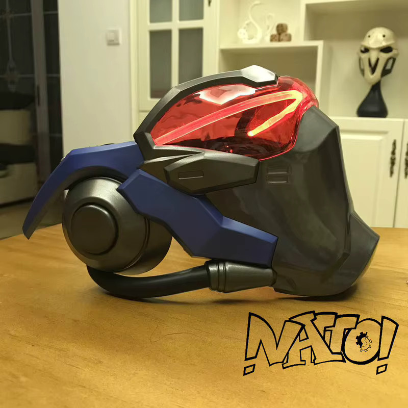 Bandai Soldat 76, Cosplay-Maske, Kunststoff - Bild 2