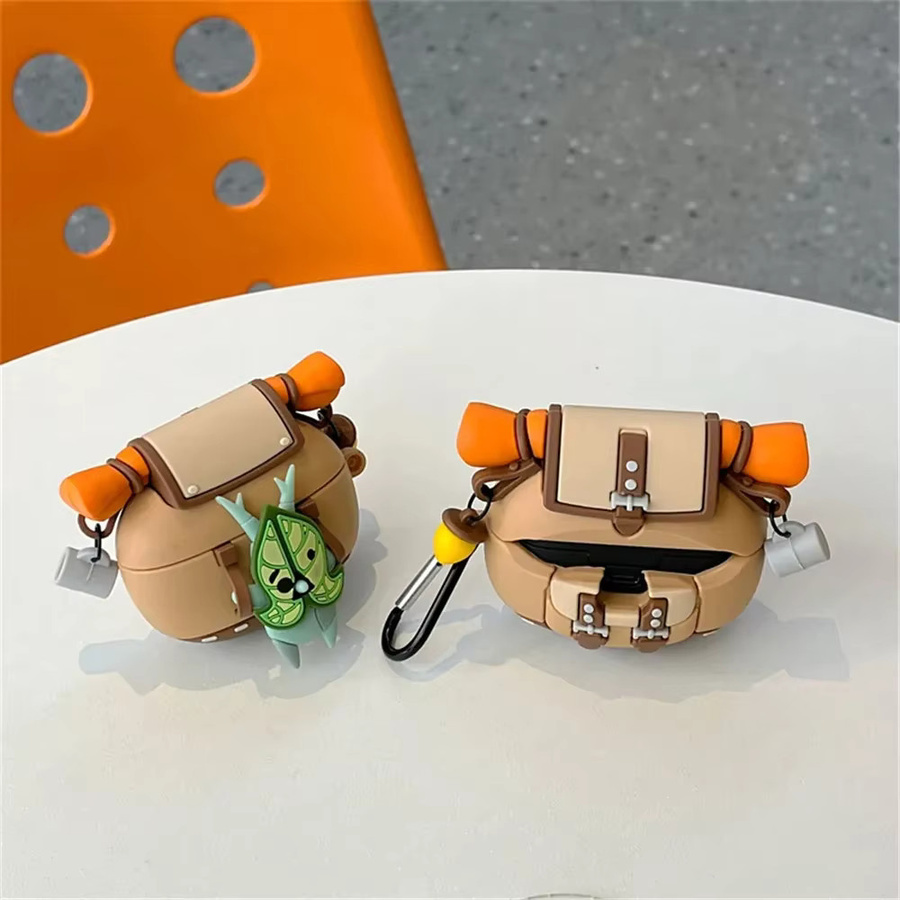 Silikon Schutzhülle für Apple Beats Studio Buds mit Anime Kaffee Tasse und Obst Motiv - Bild 2