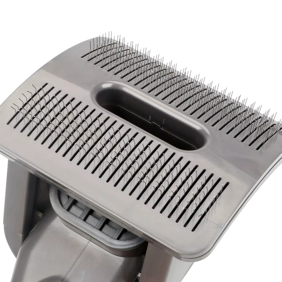 Dyson kompatibler Haustierpflege-Aufsatz für Staubsauger zur Fellpflege von Hund und Katze in Schwarz und Grau, B/T/H: 18,0 x 10,5 x 18,0 cm - Bild 4