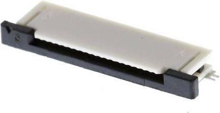 Molex FFC/FPC-Anschluss 20-polig in Weiß und Gold mit 0,5 mm Rastermaß - Bild 1