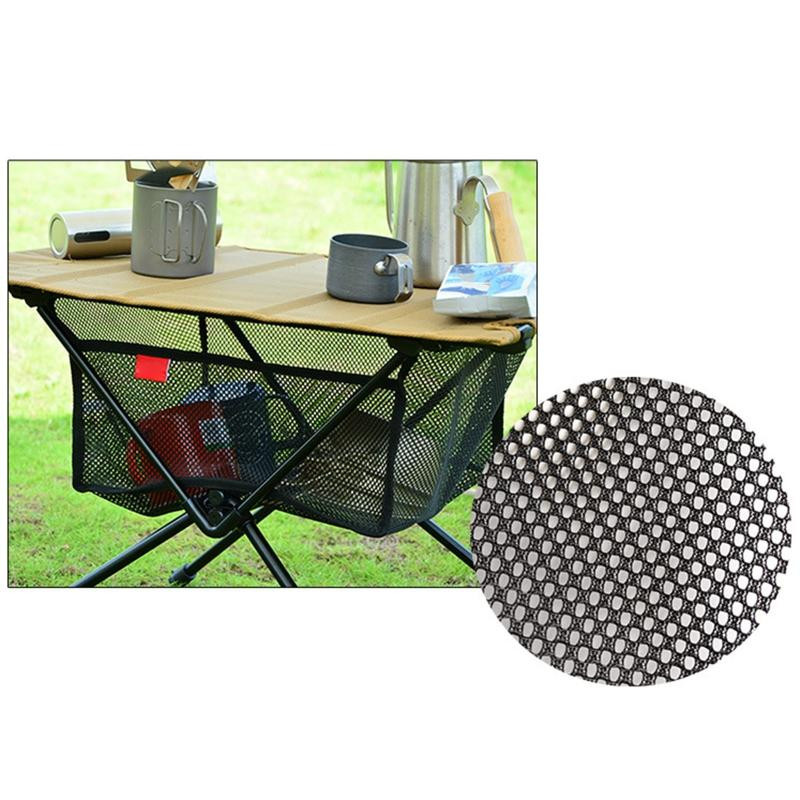 Freedom Outdoors Faltbare Netztasche in Schwarz als Organizer für Campingtische und Stativgestelle - Bild 3