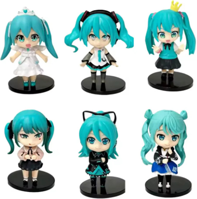 Bandai Hatsune Miku Q Edition Serie der ersten Generation Anime-Figur in Multicolor - Bild 1