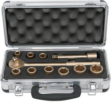 KS Tools Steckschlüsselsatz 963.1290 aus Aluminium-Bronze in Gold - Bild 1