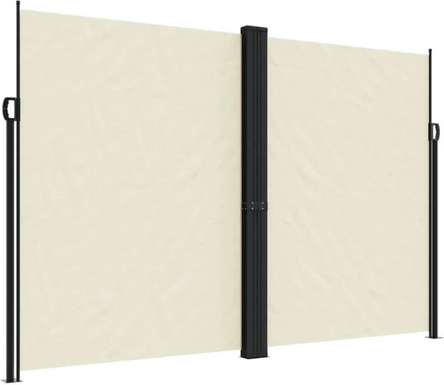 vidaXL Seitenmarkise ausziehbar Creme B/H: 1000 x 220 cm - Bild 1
