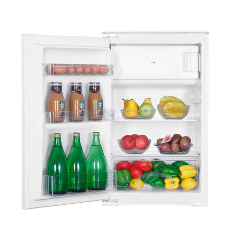 Flex-Well Singleküche Nano in Braun mit E-Geräten und Melaminharz-beschichteter Arbeitsplatte, B/T/H: 210 x 60 x 226 cm - Bild 2