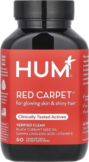 HUM Nutrition Red Carpet, 60 vegetarische Weichkapseln, Unisex - Bild 1