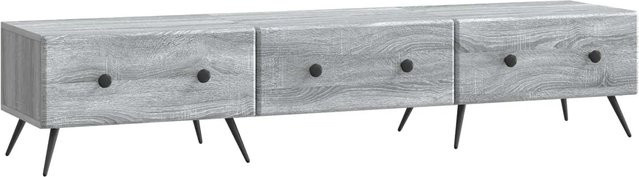 vidaXL TV-Schrank in Grau Sonoma, modern, B/T/H: 147 x 34,5 x 30 cm - Bild 1