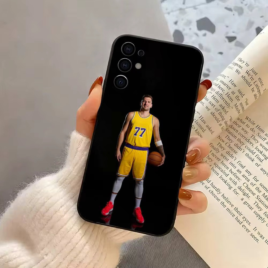 L-Luka D-Doncic Handyhülle aus weichem Silikon für Samsung Galaxy S25 S24 S23 S22 S21 S20 Ultra Plus FE in Schwarz - Bild 2