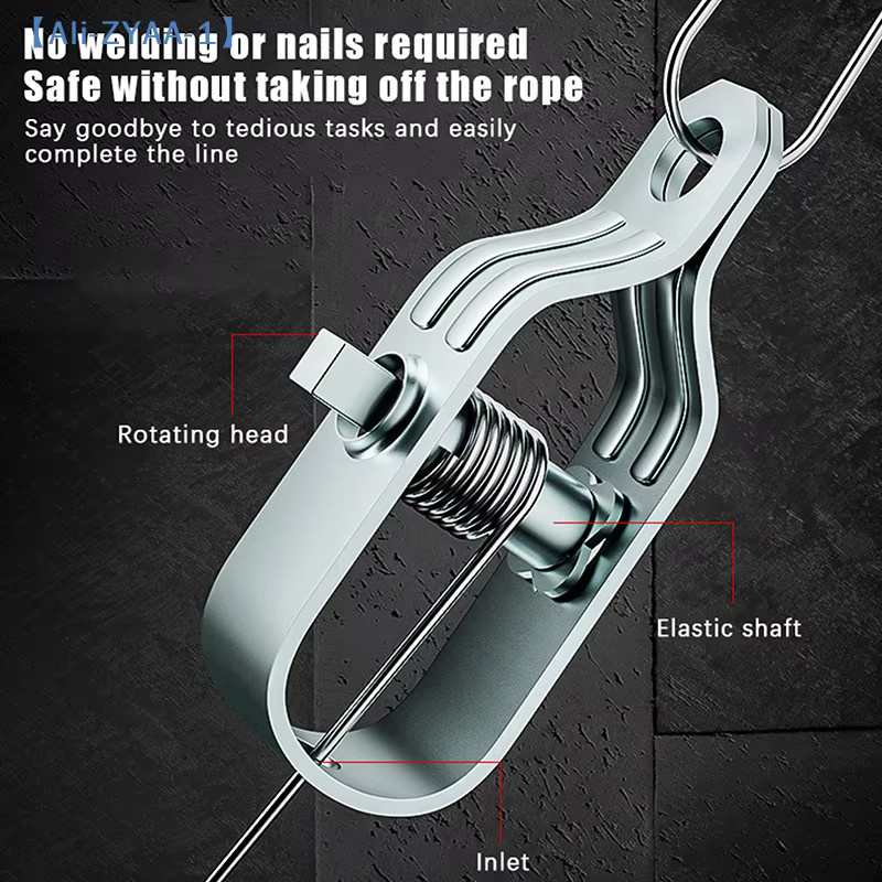 JETTING 5er Set Drahtseilspanner aus Edelstahl in Silber zur Spannungsverstellung für Gartenzäune und Drahtseile - Bild 3