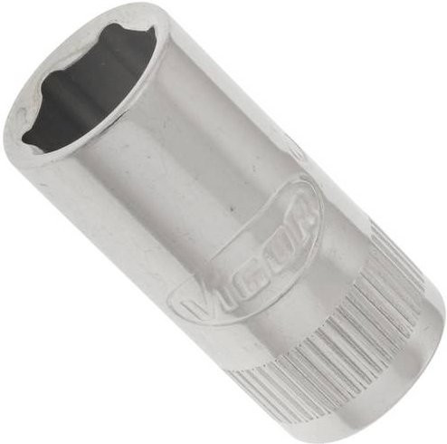 Vigour Steckschlüsseleinsatz V2420N mit 8mm Außensechskant und 1/4 Zoll Innenvierkant in Silber - Bild 1