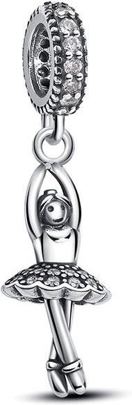 Charm 925 Silber, Perle, Zirkonia, Damen - Bild 1