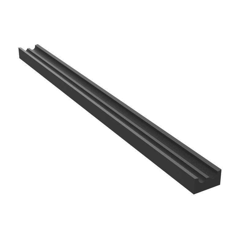 Dichtgummi unten für STAHL Dachrinnen Ø 125 mm von Blachotrapez GmbH in Schwarz - Bild 1