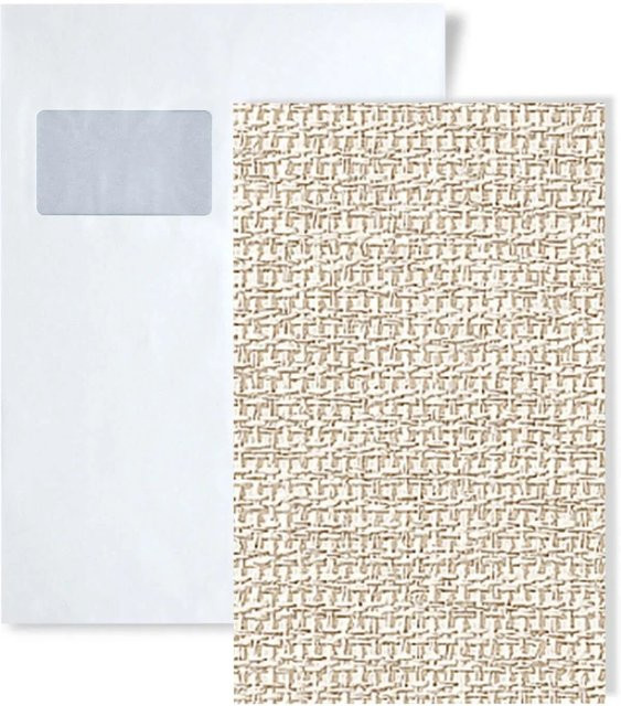 PROFHOME Struktur-Tapete Musterstück in Beige DIN A4 - Bild 1