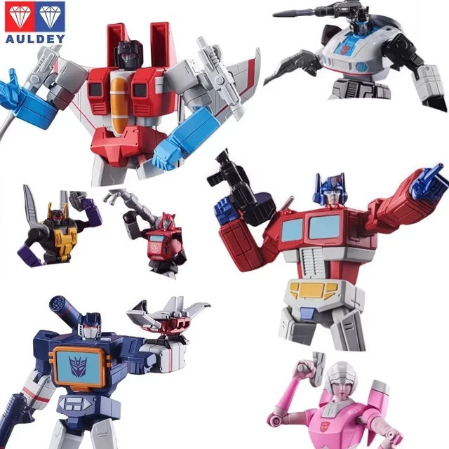 Auldey Transformers AAE-Serie, Actionfiguren, Optimus Prime, Starscream, Soundwave, Jazz, Arcee, Thrust, Cliffjumper - Bild 1