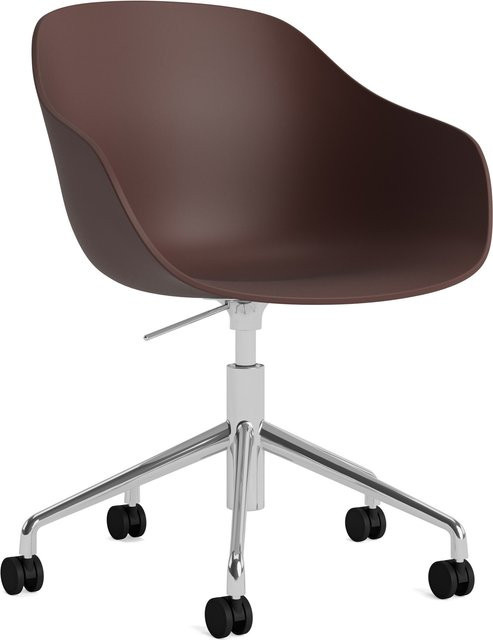 HAY About A Chair AAC 252 Designstuhl aus Polypropylen in Purple mit Aluminiumgestell - Bild 1