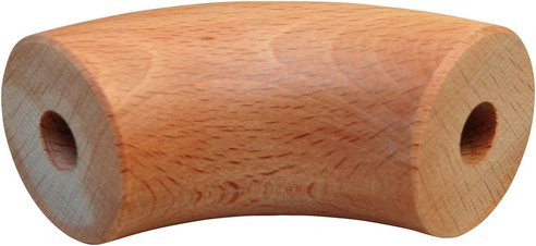 ALPERTEC Handlaufbogen in Buche Optik, braun, Breite: 4,24 cm, Länge: 17 cm - Bild 1