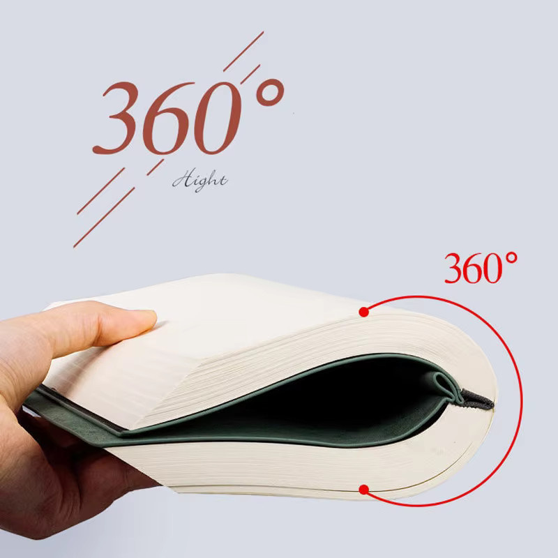 Tegcame Notizbuch A5 mit Hardcover aus Kunstleder, blau, 640 Seiten, liniertes Journal für Business und Schule - Bild 3