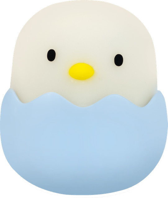 MegaLight Eggy Egg LED Nachtlicht für Babys, dimmbar, Akku, 3er-Set, weiß - Bild 1