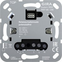 Gira Relaisschalteinsatz potenzialfrei, 1 Kanal, 230 Volt, 16 Ampere, Unterputzmontage - Bild 1