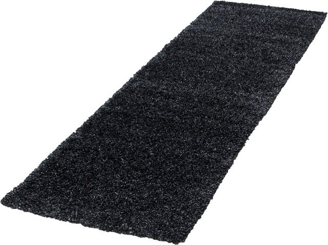 Hochflor Teppich RHEIN von Kadima Design, Anthrazit, B/T: 80 x 250 cm - Bild 1