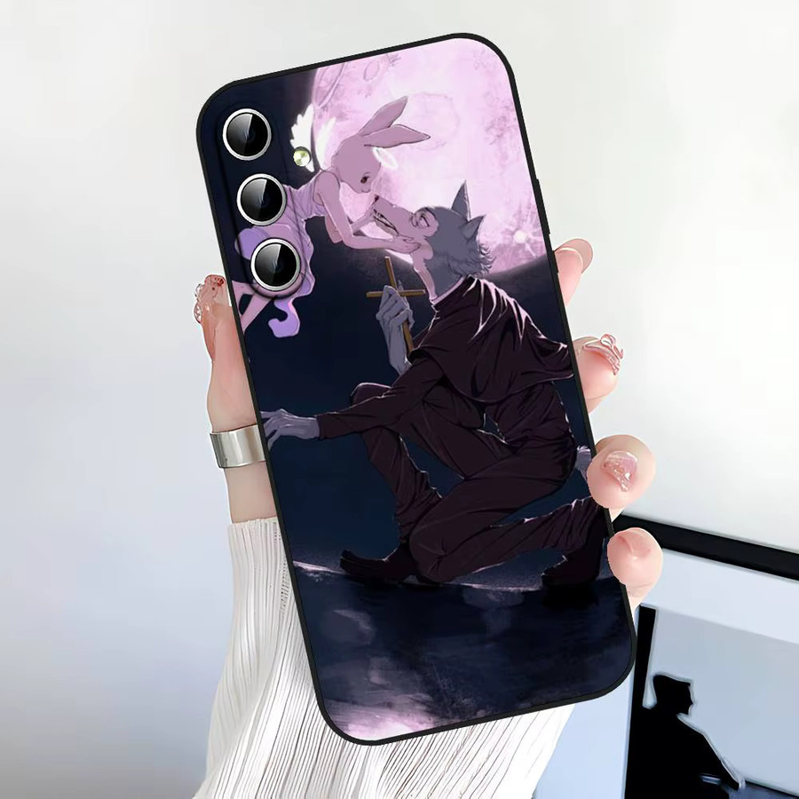 Anime Beastars Handyhülle Soft Cover für Samsung Galaxy S21 S22 S23 S24 S25 S26 Ultra FE Plus 5G A52S in Multicolour - Bild 2