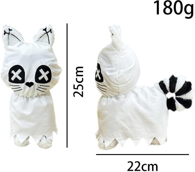 Halloween Geist Katze Plüschtier, Puppe, ab 14 Jahren - Bild 1