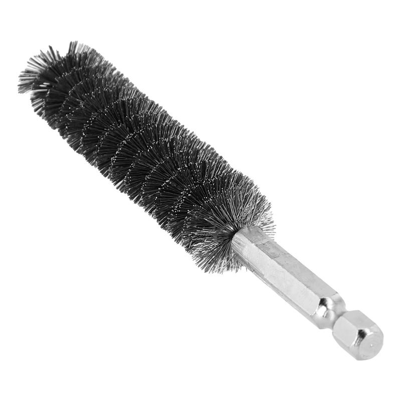 Vibratite Edelstahl Drahtbürste für elektrische Bohrer, Silber, 8-19mm - Bild 2