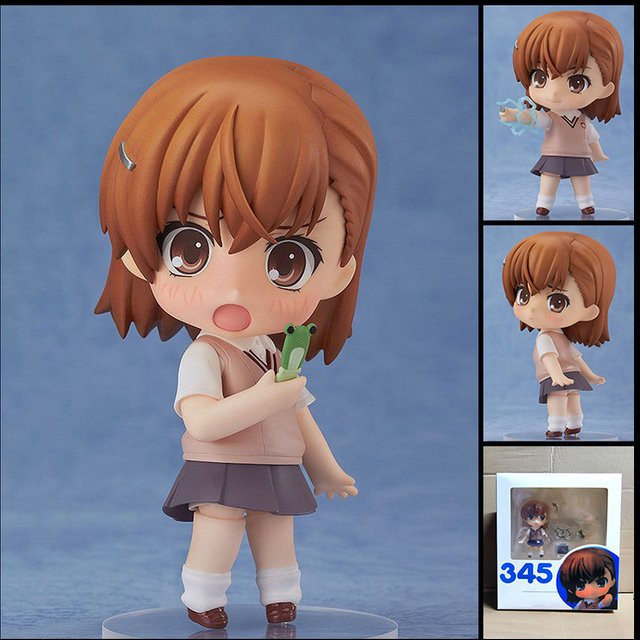 Bandai A Certain Scientific Railgun Misaka Mikoto Q-Version Actionfigur, mit Wechselgesicht - Bild 1
