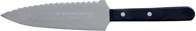 Schneider Tortenmesser mit Wellenschliff und glatter Schneide, Schwarz, Klingenlänge: 16 cm - Bild 1