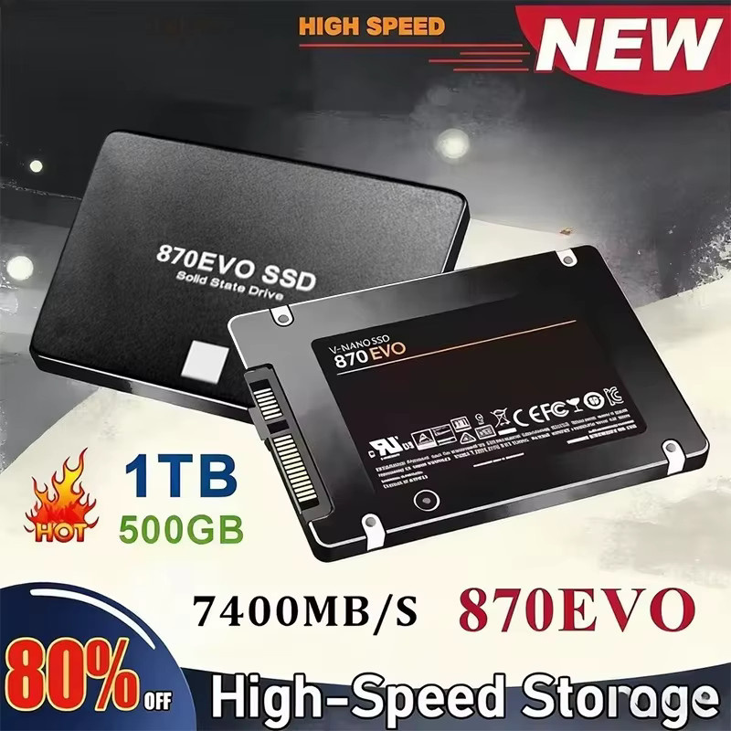 Samsung 870 EVO SSD Interne Festplatte SATA3 2,5 Zoll 1TB Schwarz - Bild 2