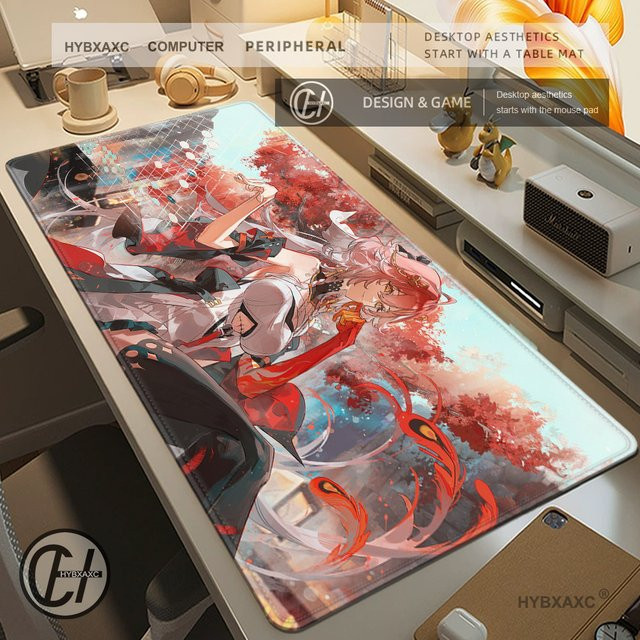 HYBXAXC Wuthering Waves Changli Anime Mauspad in Multicolour für PC und Gaming - Bild 1