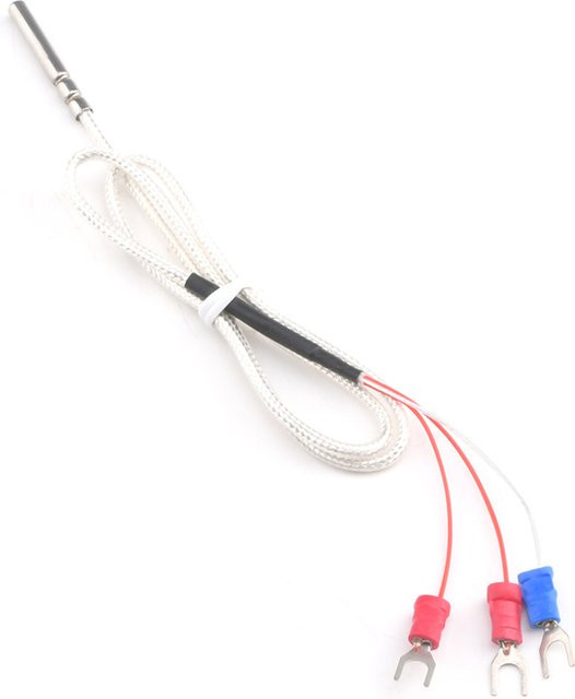Aideepen Pt100 Temperatursensor Thermoelement mit wasserdichter Hochtemperatursonde und Kabel - Bild 1
