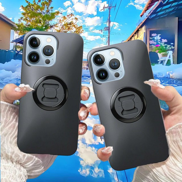 Sungukun Anti-Drop Motorrad Handyhalterung für iPhone iOS Modelle in Schwarz - Bild 1