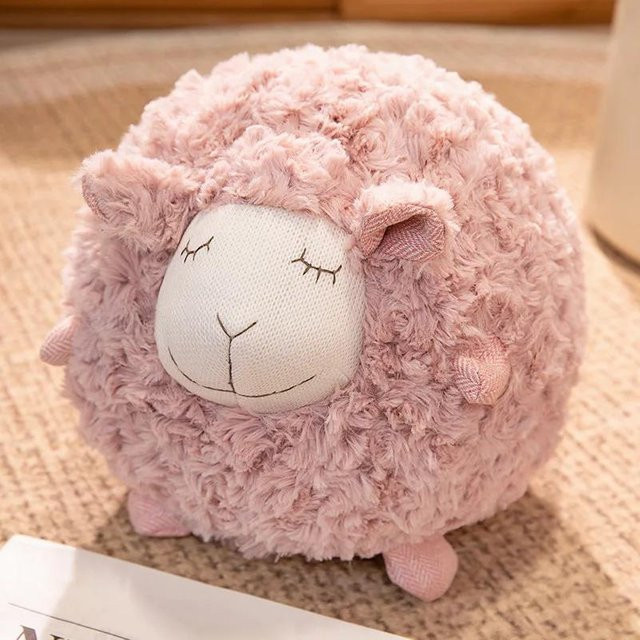 Yiran toy Ballschaf Plüschtier, Rosa, 28cm - Bild 1