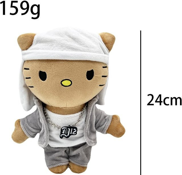 Sanrio Hello Kitty Plüschtier Weiße Mütze - Bild 1