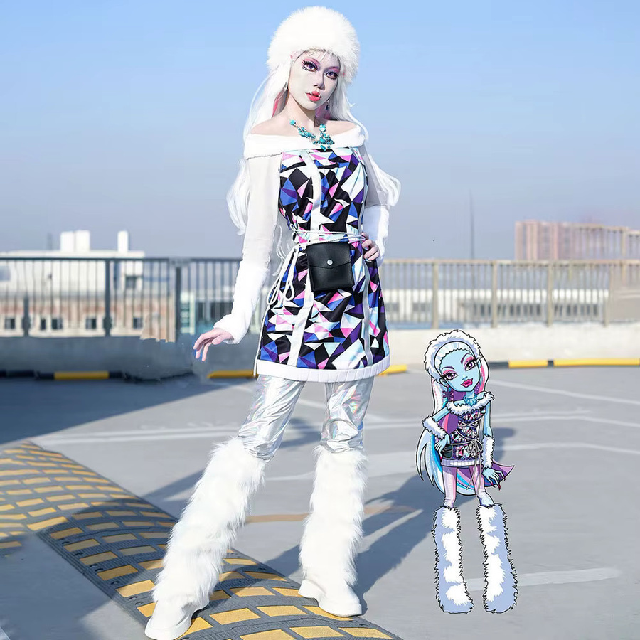 MMGG Monster High Bominable Cosplay Kostüm, Fantasy, Plüsch / Textil - Bild 2