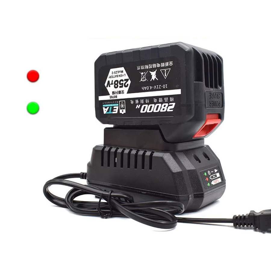 Makita Schnelllade-Akku-Ladegerät 2,0 A für 18 V und 21 V Lithium-Ionen-Akkus, Farbe: Schwarz, kompatibel mit BL1415, BL1815, BL1830 und BL1850 - Bild 3