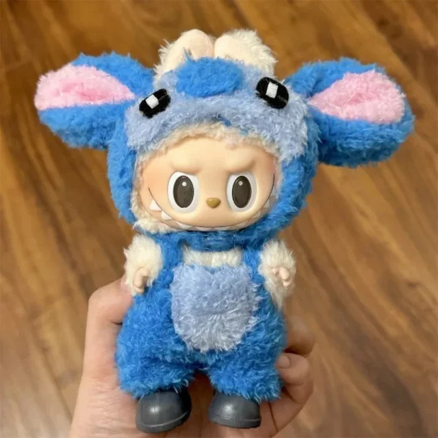 GLJ.CY Labubu Kostüm Cosplay, Plüsch Set, Frosch und Schwein, 17 cm - Bild 1