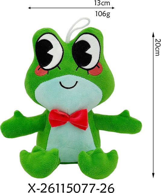 Yiran Health & Beauty Quakfrosch Plüschtier, 20-25cm, ab 18 Jahre - Bild 1
