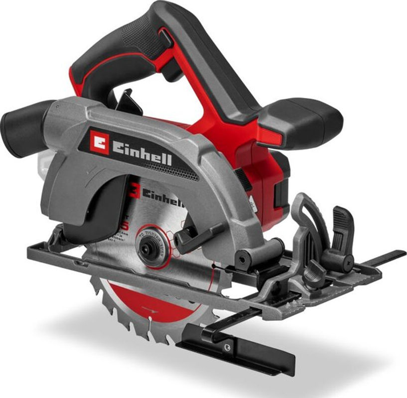 Einhell Power X-Change Akku-Handkreissäge TE-CS 18/165-2 Li Solo in Rot/Schwarz, 18V, Schnitttiefe max. 57 mm - Bild 2