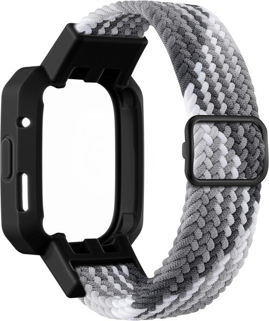 VA VA VOOM Uhrenarmband Nylon, grau/schwarz, Unisex - Bild 1