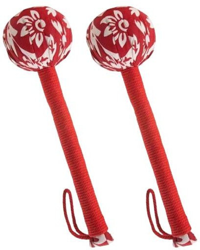LAIFACAIBA Massagehammer Beifuß-Lymphdrainage, 2 Stück, Rot, Unisex - Bild 1