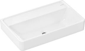 Hansgrohe Waschtisch Xanuia Q Compact aus Keramik, weiß, Wandhängend, B/T/H: 65,0 x 39,0 x 12,0 cm - Bild 1