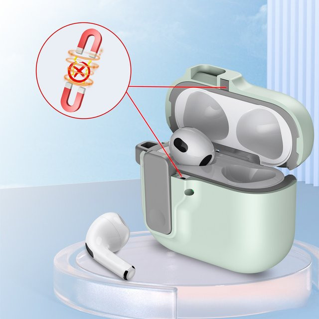 Switch Buckle Kopfhörerhülle für Apple AirPods 2 und 3, staubdicht, sturzsicher und kratzfest - Bild 1