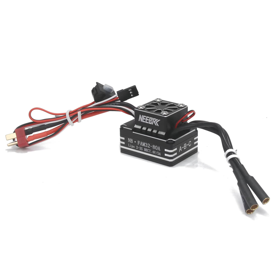 NEEBRC 80A AM32 Metall Bürstenloser ESC, mit Lüfter - Bild 2