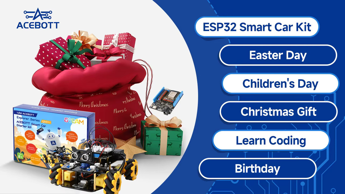 ACEBOTT Roboter-Spielzeug Starter-Kit, Smart Car Kit, ab 8 Jahren - Bild 6